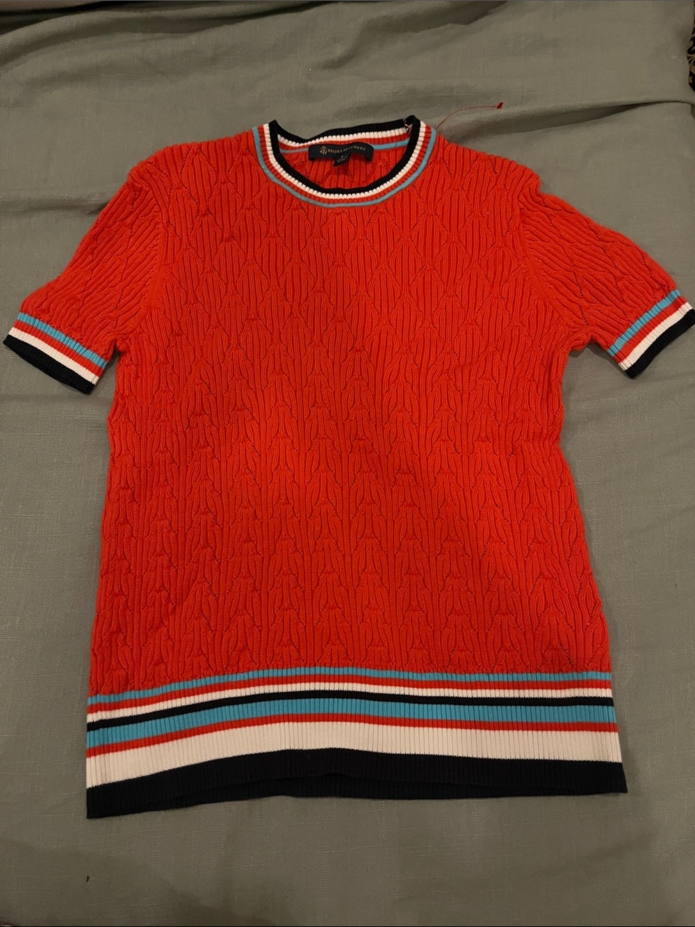 Brooks brothers red sweater tee